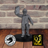 City Workers 3D-printed model